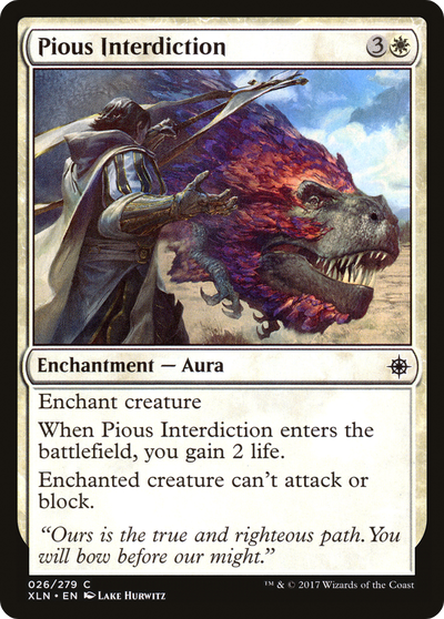 Pious Interdiction