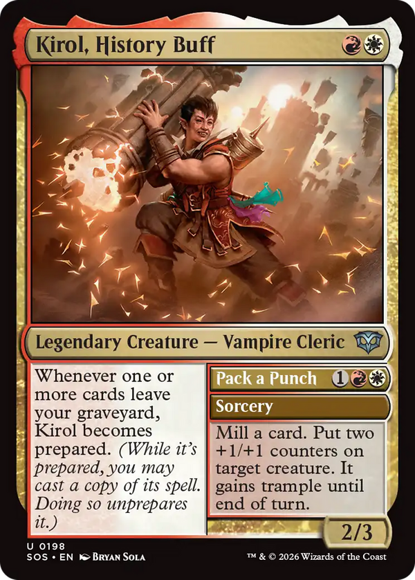 Kirol, History Buff // Pack a Punch (sos)