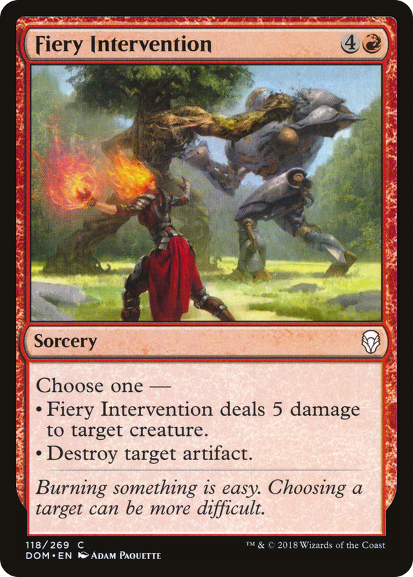 Fiery Intervention (dom)