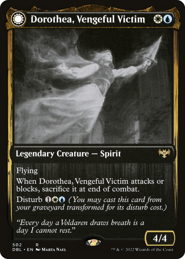 Dorothea, Vengeful Victim // Dorothea's Retribution (dbl)