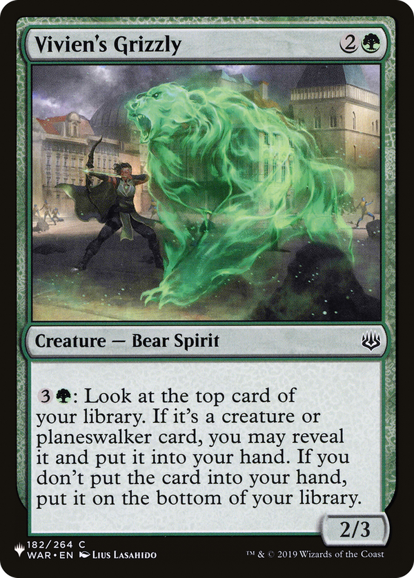 Vivien's Grizzly (plst)
