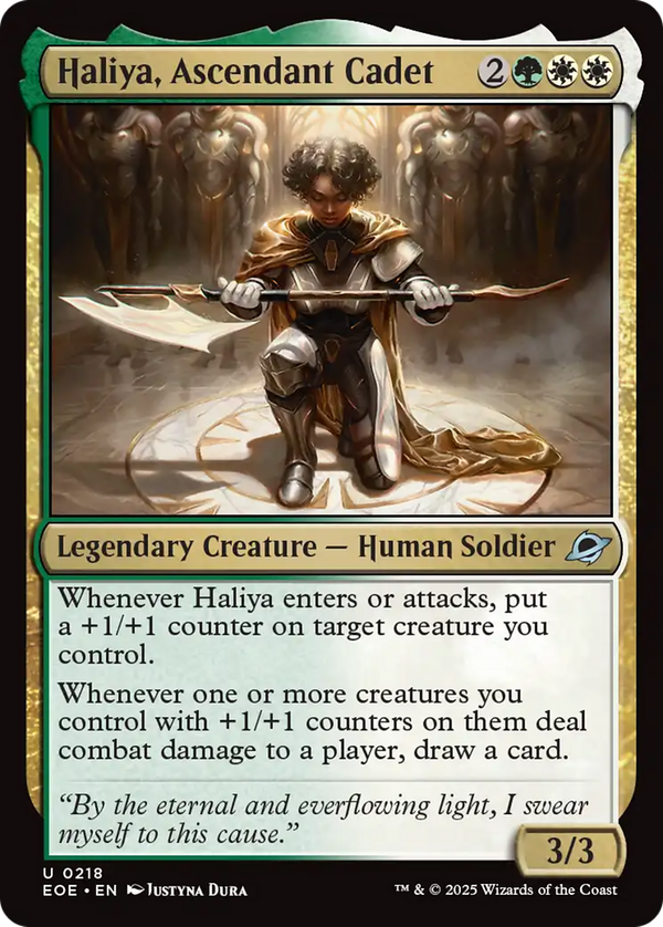 Haliya, Ascendant Cadet (eoe)