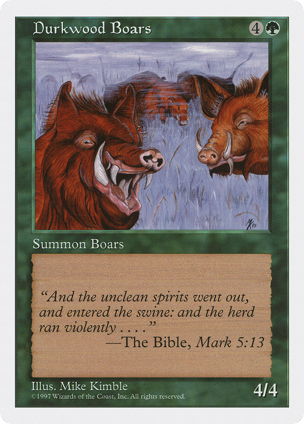 Durkwood Boars (5ed)
