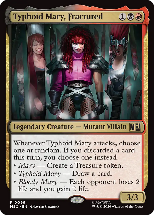 Typhoid Mary, Fractured (msc)