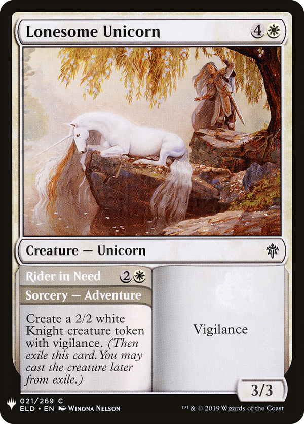 Lonesome Unicorn // Rider in Need (plst)