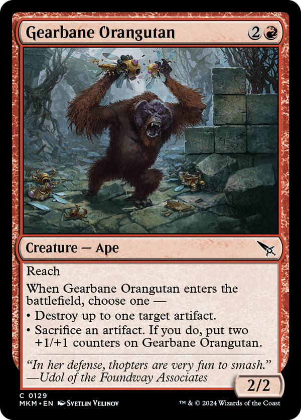 Gearbane Orangutan (mkm)