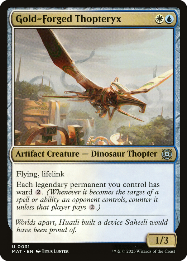 Gold-Forged Thopteryx (mat)