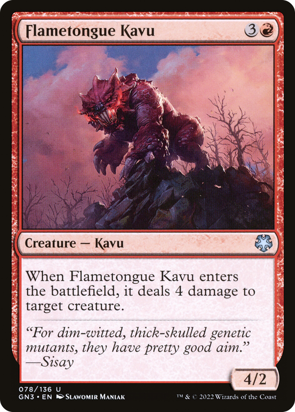 Flametongue Kavu (gn3)