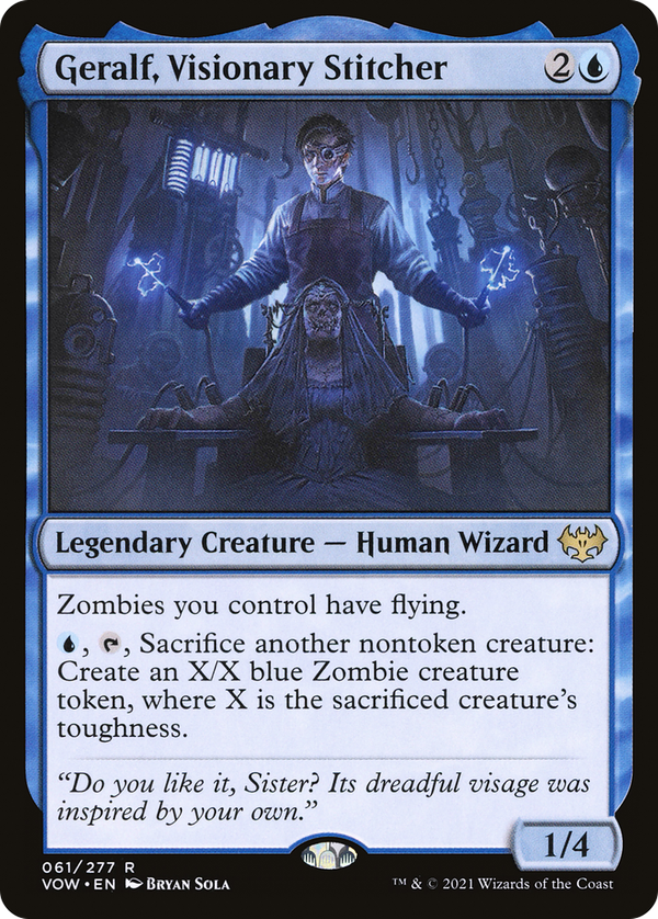 Geralf, Visionary Stitcher (vow)
