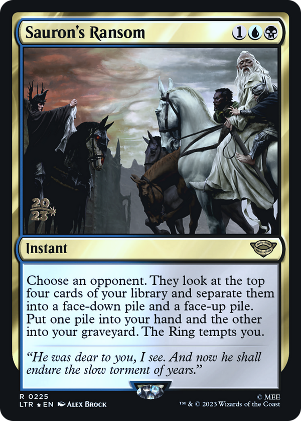 Sauron's Ransom (pltr)