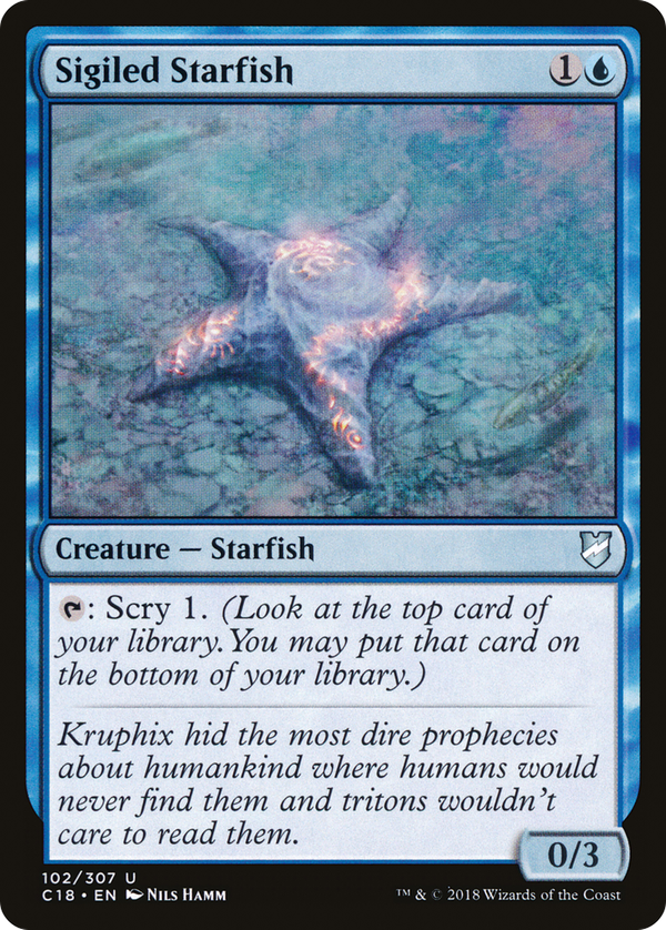 Sigiled Starfish (c18)