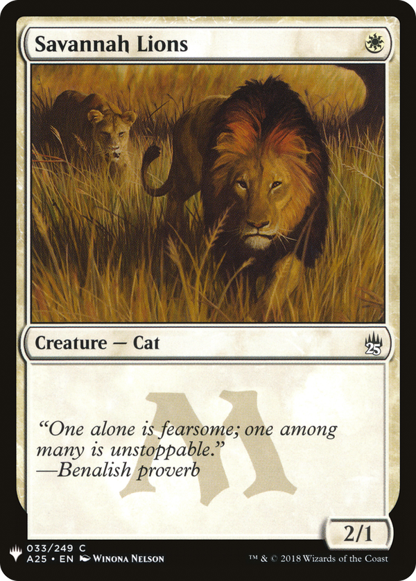 Savannah Lions (plst)