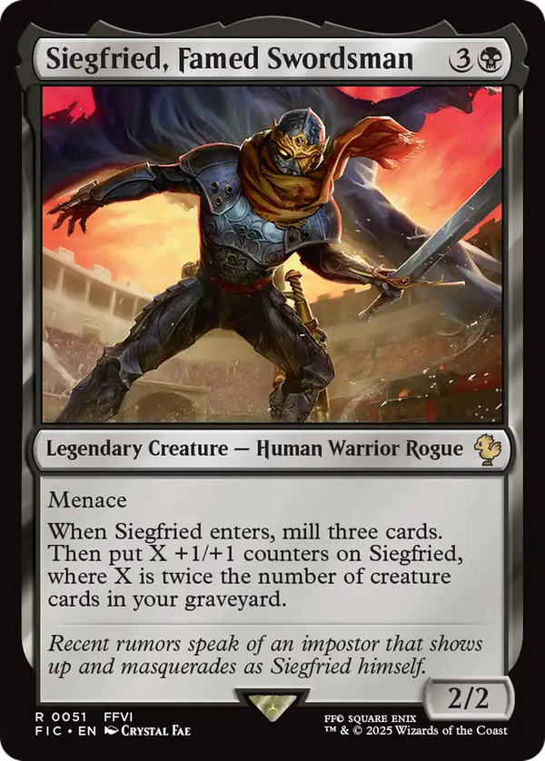 Siegfried, Famed Swordsman (fic)