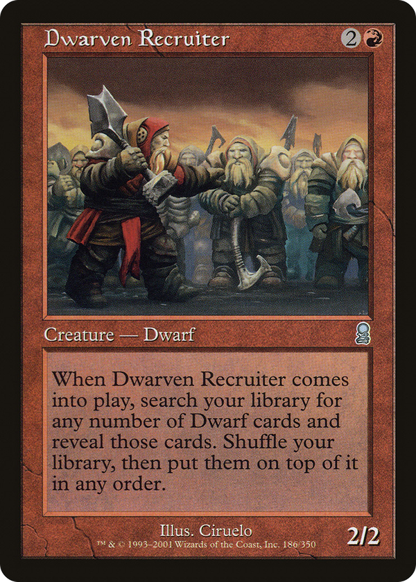 Dwarven Recruiter (ody)