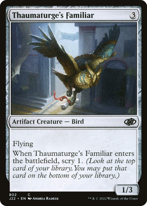 Thaumaturge's Familiar (j22)