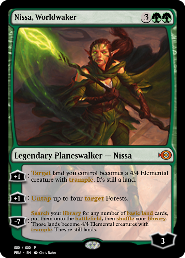 Nissa, Worldwaker (prm)