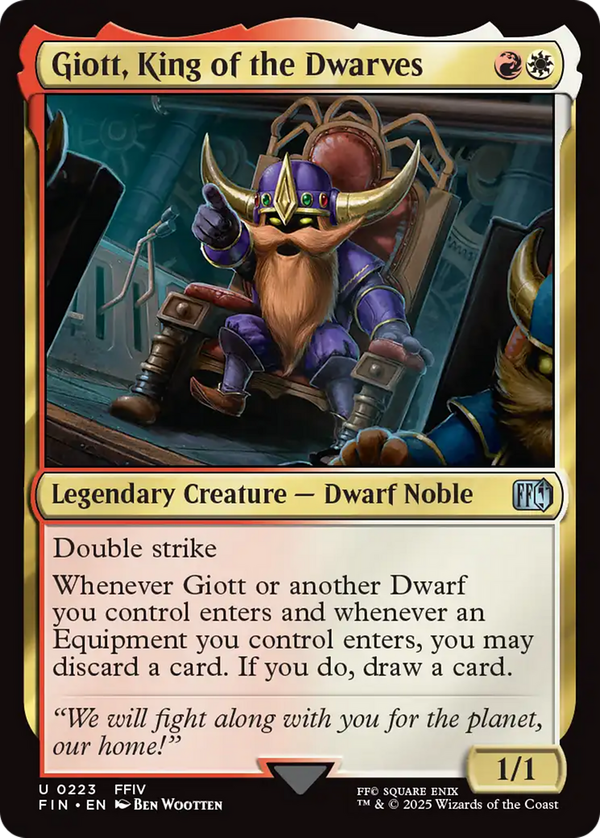 Giott, King of the Dwarves (fin)