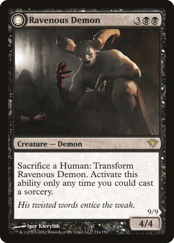 Ravenous Demon // Archdemon of Greed (dka)