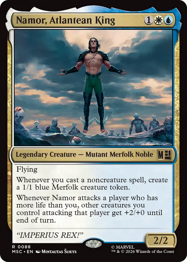 Namor, Atlantean King (msc)