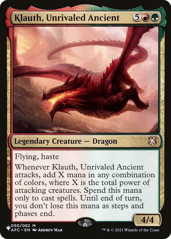 Klauth, Unrivaled Ancient (plst)