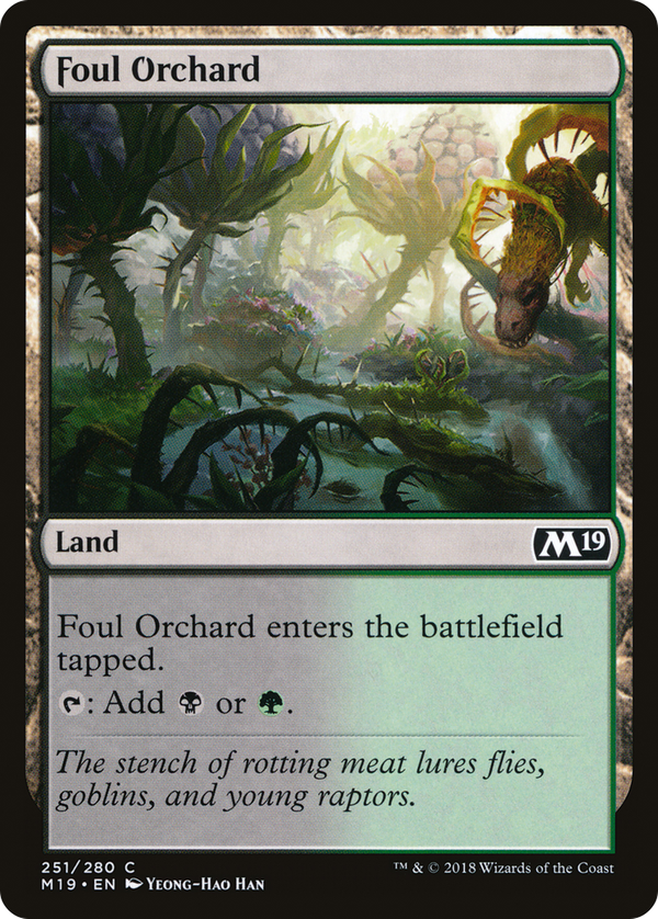 Foul Orchard (m19)