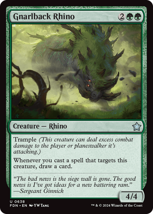 Gnarlback Rhino (fdn)