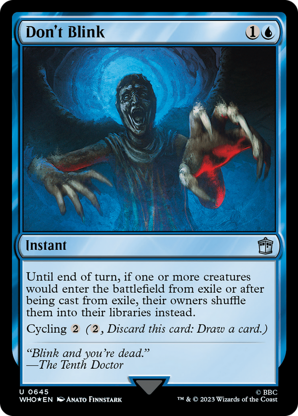 Don't Blink (who)