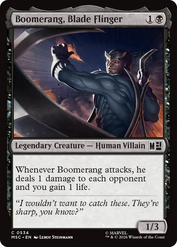 Boomerang, Blade Flinger (msc)