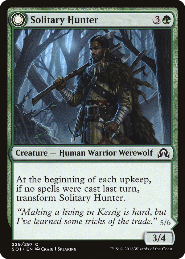 Solitary Hunter // One of the Pack (soi)