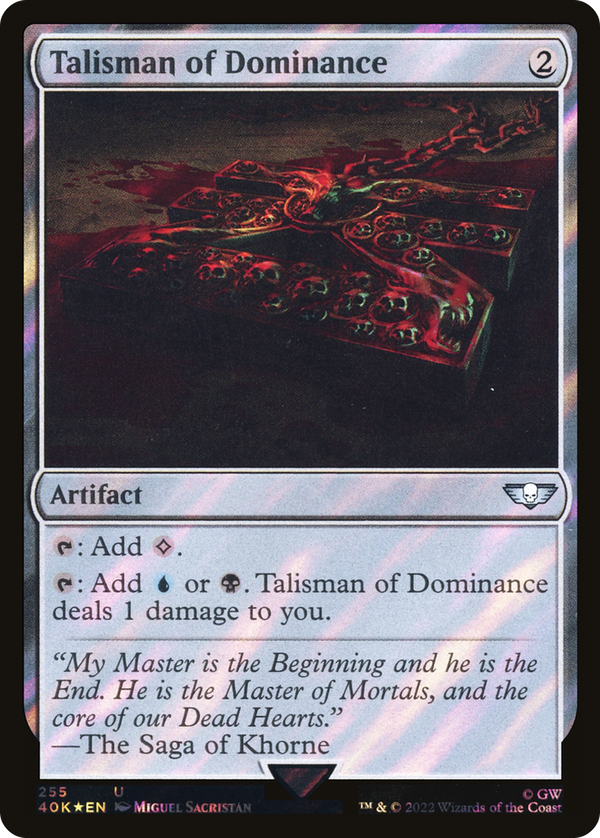 Talisman of Dominance (40k)