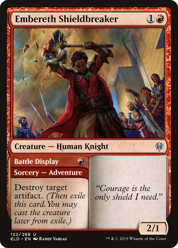 Embereth Shieldbreaker // Battle Display (eld)
