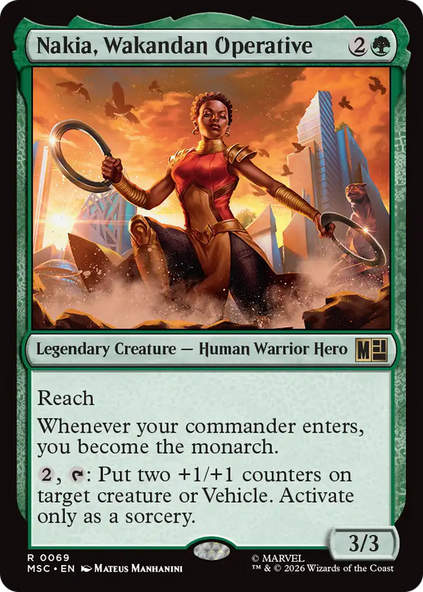 Nakia, Wakandan Operative (msc)