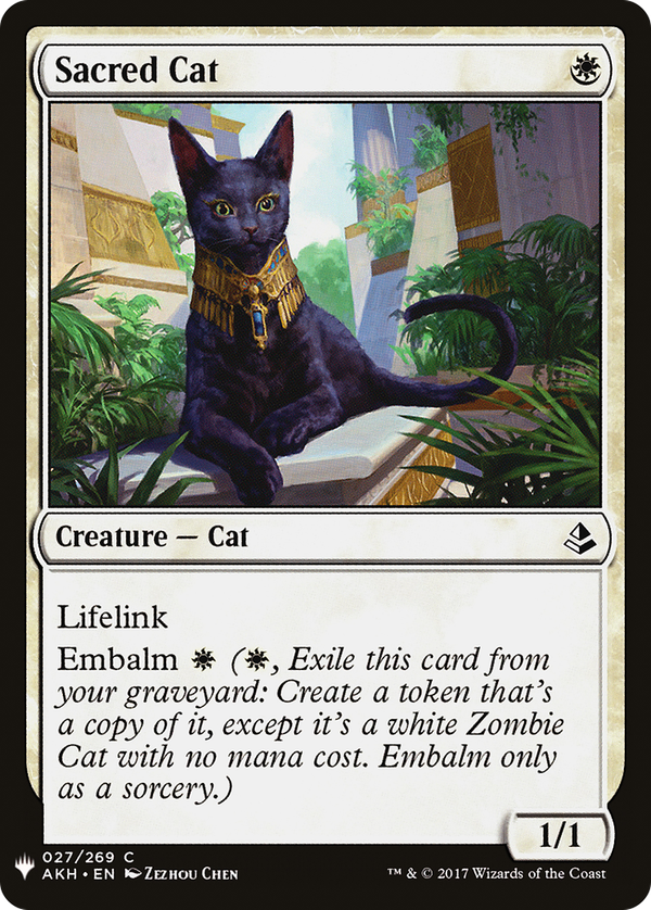 Sacred Cat (plst)