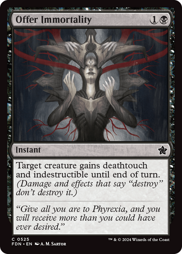 Offer Immortality (fdn)