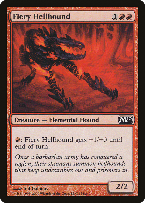 Fiery Hellhound (m10)