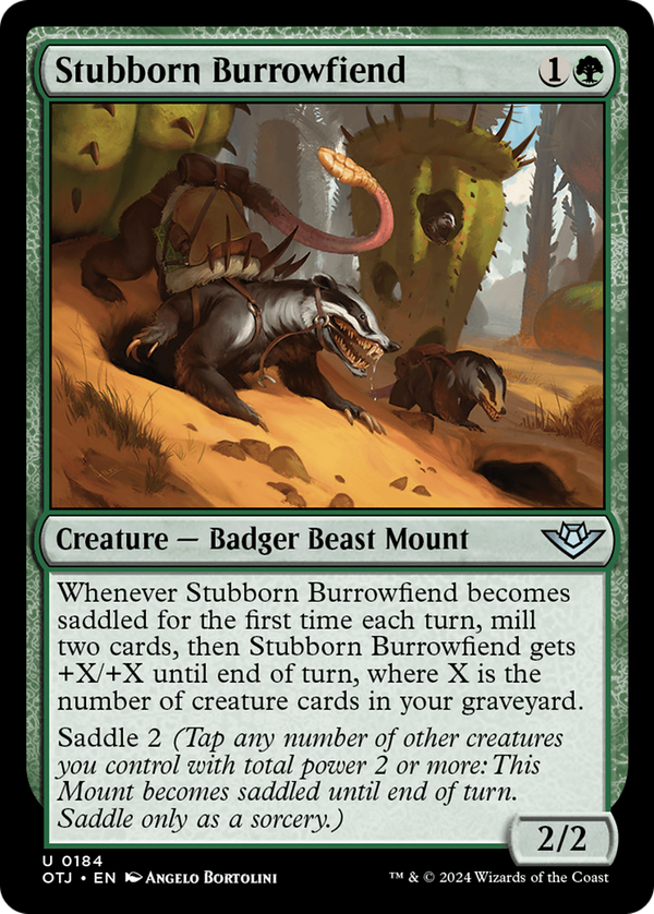 Stubborn Burrowfiend (otj)