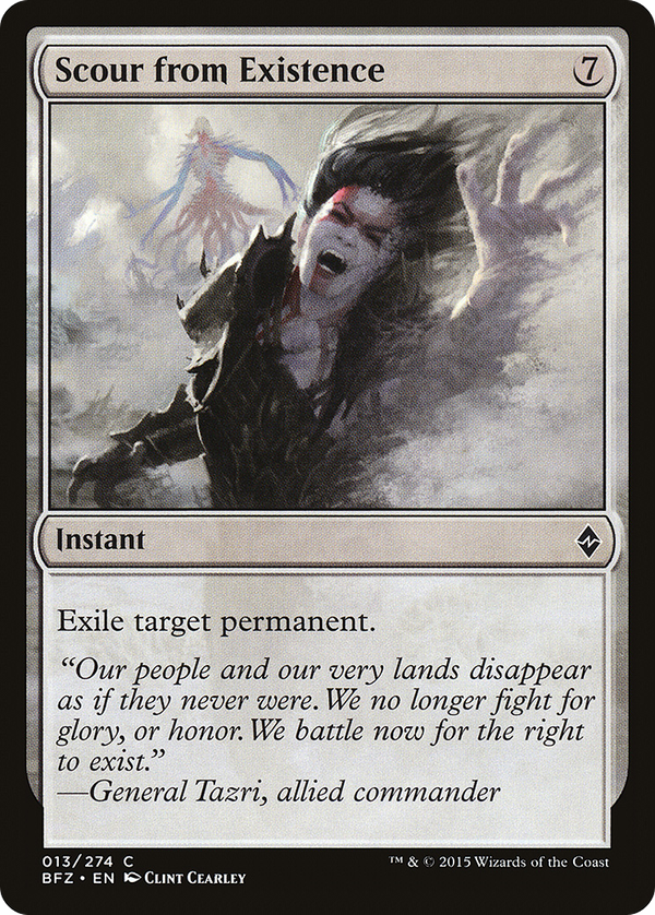 Scour from Existence (bfz)