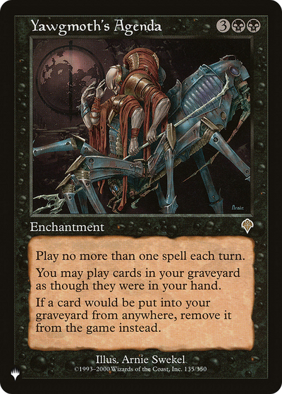 Yawgmoth's Agenda