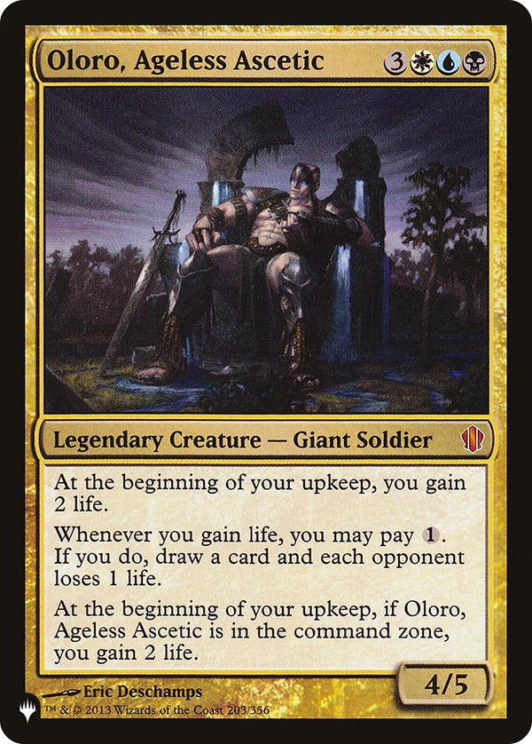 Oloro, Ageless Ascetic (plst)
