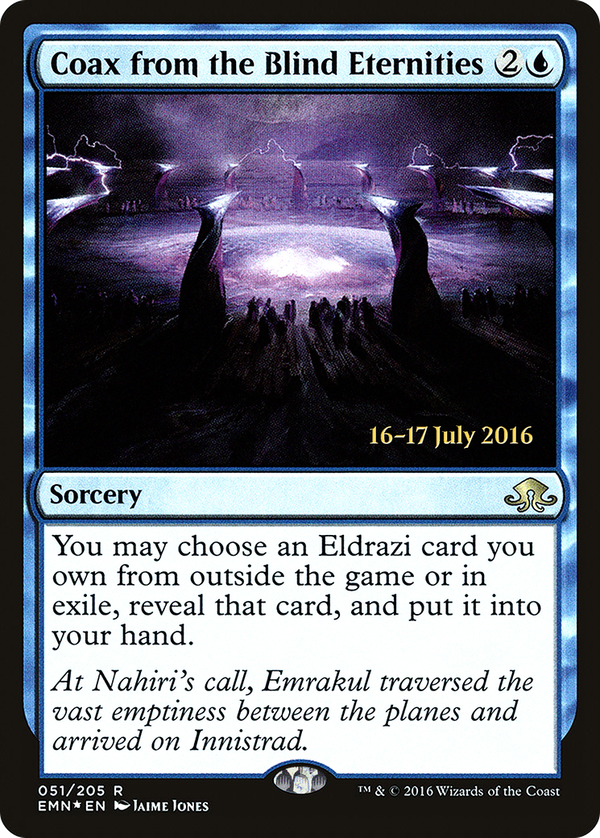 Coax from the Blind Eternities (pemn)