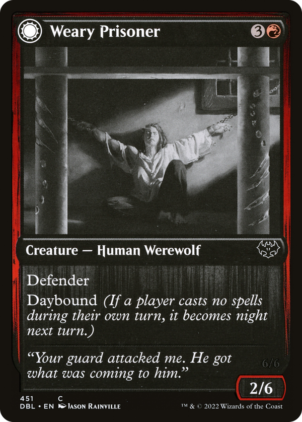 Weary Prisoner // Wrathful Jailbreaker (dbl)