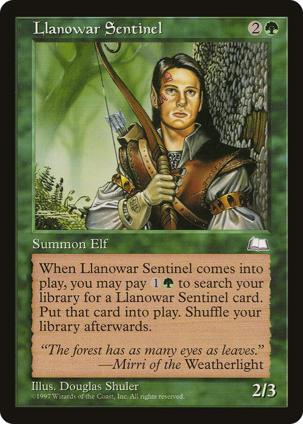 Llanowar Sentinel (wth)