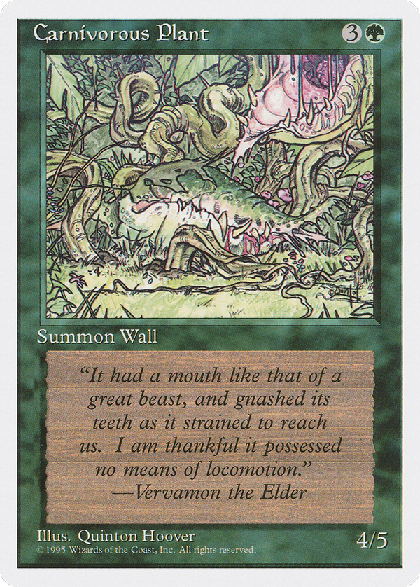 Carnivorous Plant (4ed)