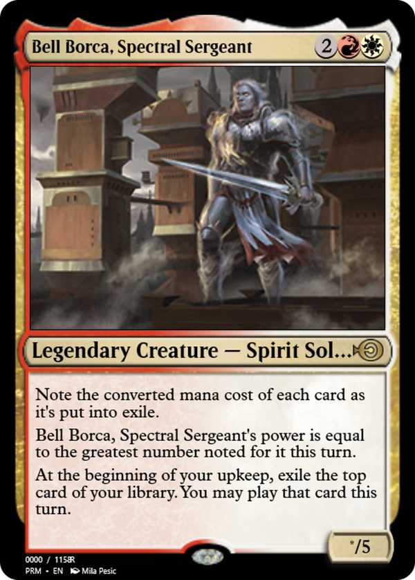 Bell Borca, Spectral Sergeant (prm)