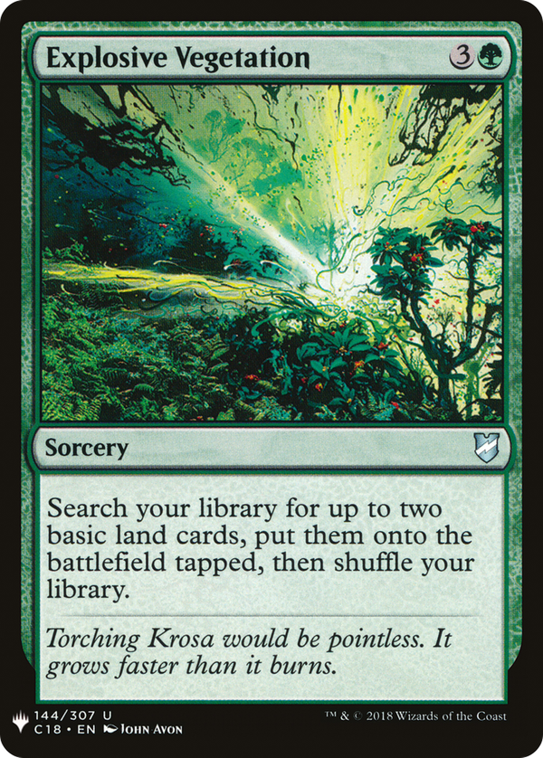 Explosive Vegetation (plst)