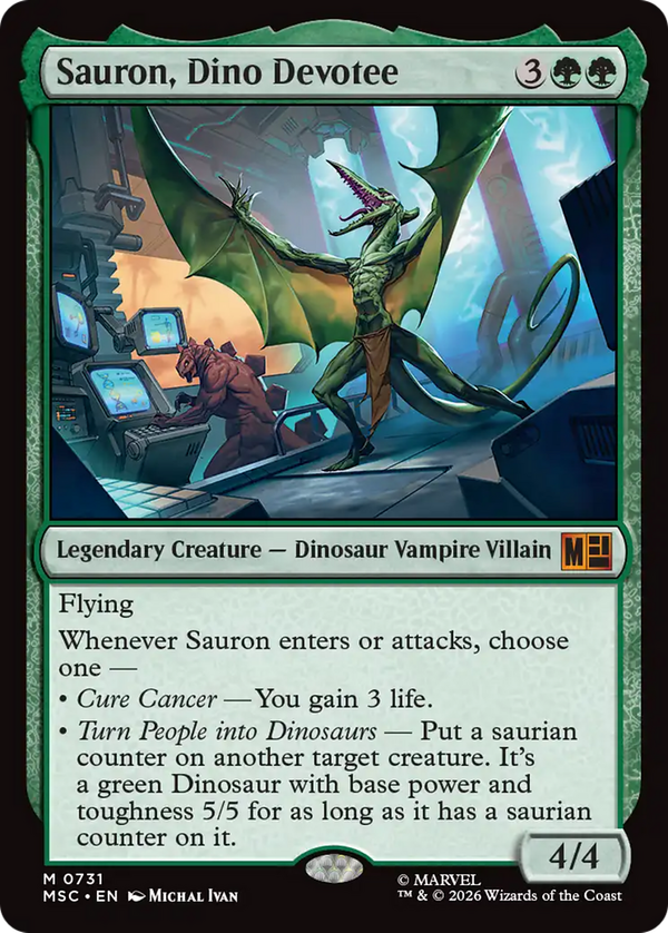Sauron, Dino Devotee (msc)