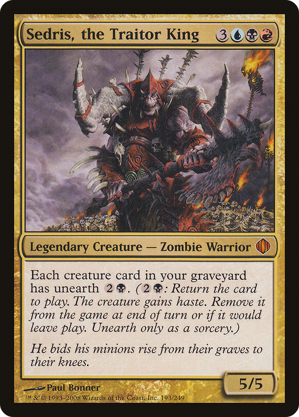 Sedris, the Traitor King (ala)