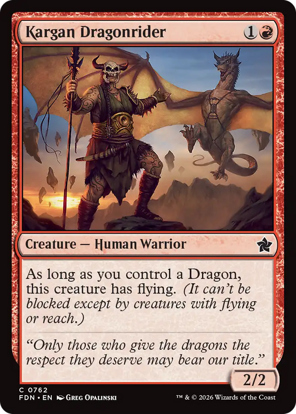 Kargan Dragonrider (fdn)