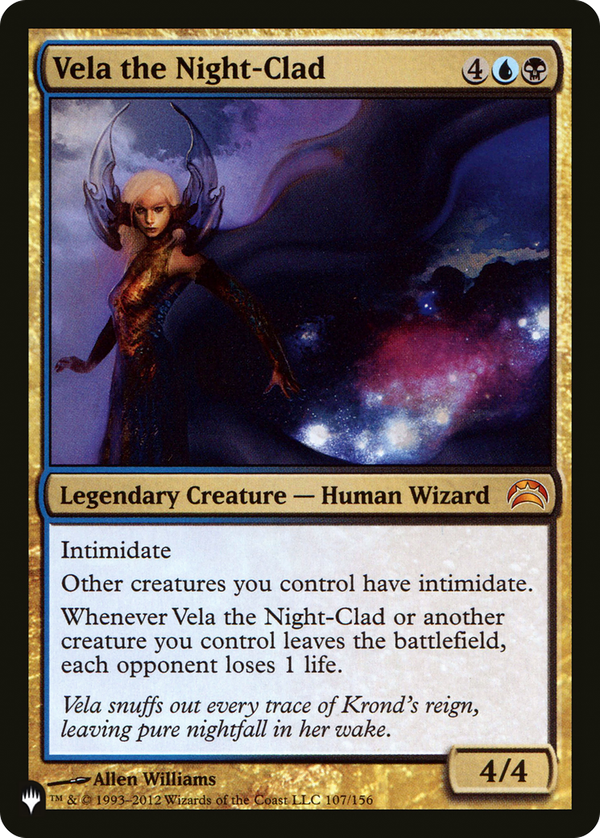 Vela the Night-Clad (plst)