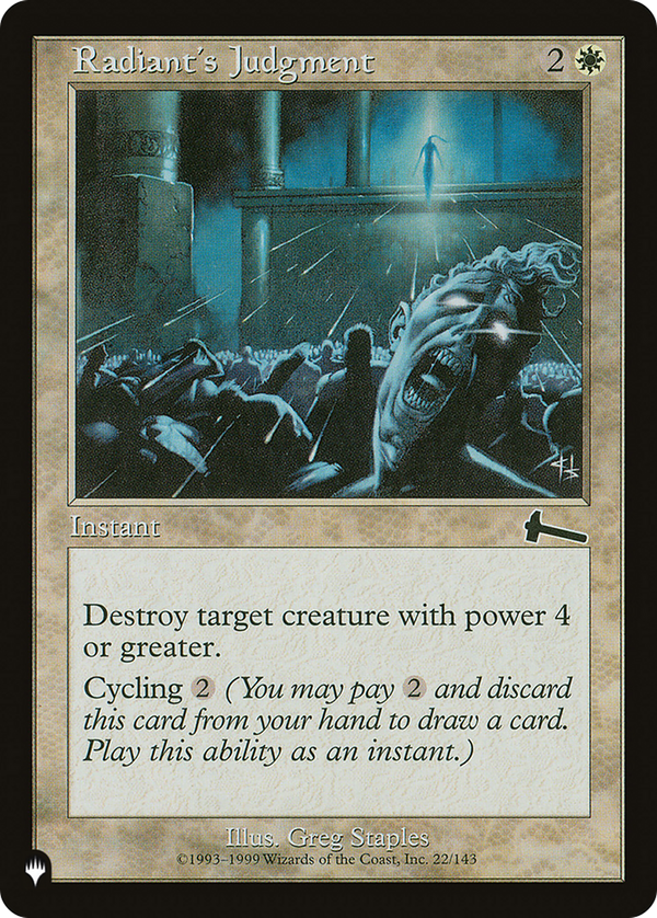 Radiant's Judgment (plst)